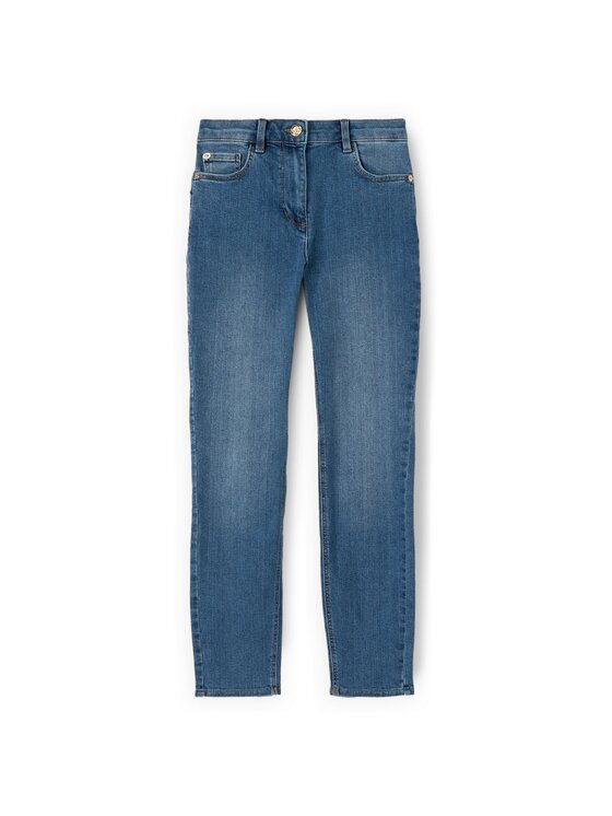 Motivi Motivi Jeansy P428Q204431N024 Turkusowy Skin Fit