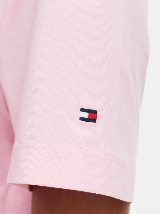 Tommy Hilfiger Tommy Hilfiger Тишърт Th Script WW0WW49941 Светлорозов Regular Fit