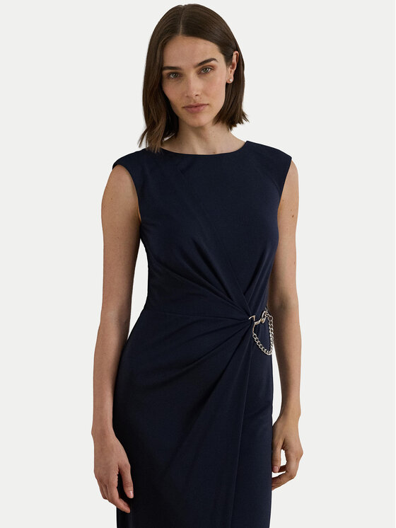 LAUREN RALPH LAUREN LAUREN RALPH LAUREN Estélyi ruha 253979877001 Sötétkék Slim Fit