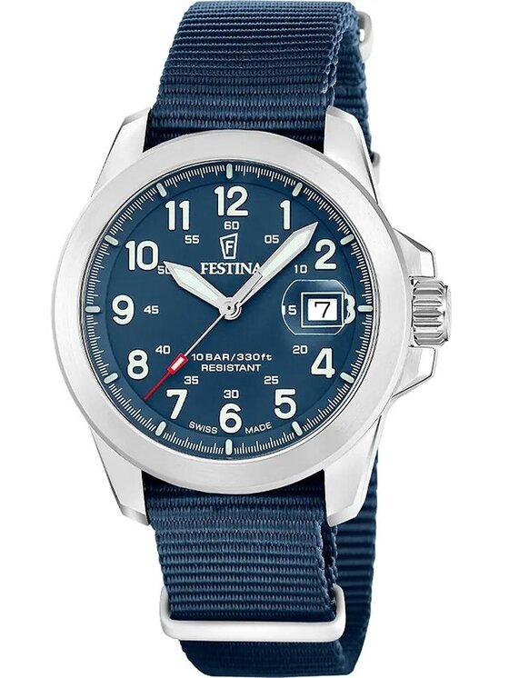 Festina Festina Zegarek F20081-2 Srebrny