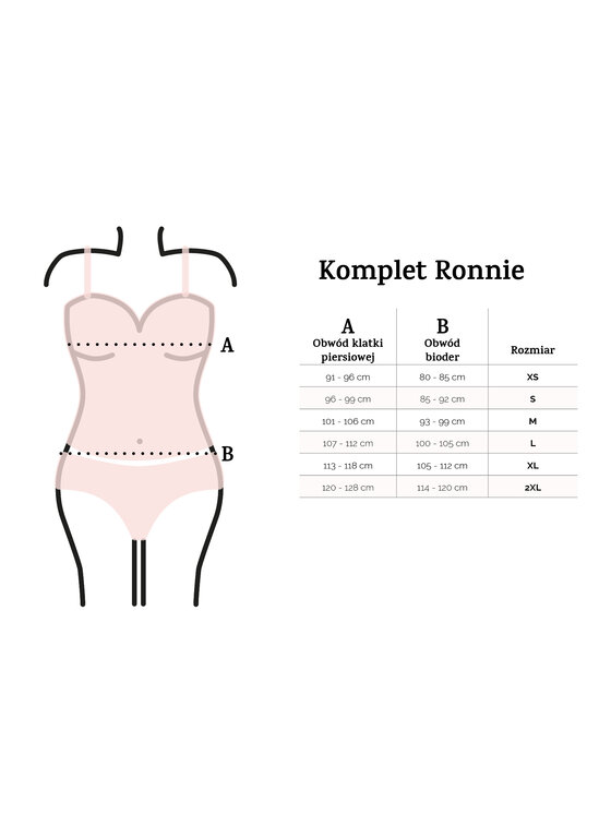 DKaren Lingerie DKaren Lingerie Komplet bielizny Ronnie Écru