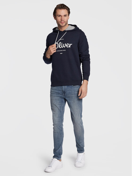 s.Oliver Sweatshirt 2122819 Dunkelblau Regular Fit | Modivo.de
