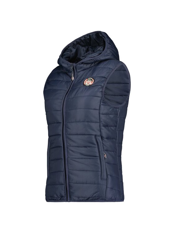 Geographical Norway Geographical Norway Bezrękawnik WW2008E/GNO-Navy Granatowy Regular Fit