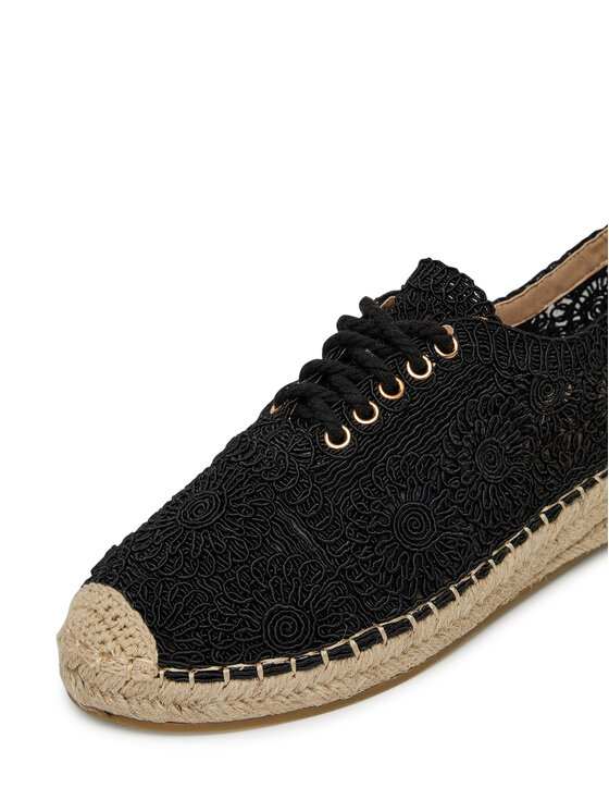 DeeZee DeeZee Espadrile 3H33549-1 Negru