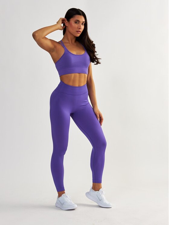 BeShaped BeShaped Legginsy Modelujące - Shape Up Fioletowy Shaping Fit
