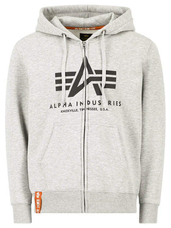 Alpha Industries Alpha Industries Bluza Basic 178325 Szary Regular Fit