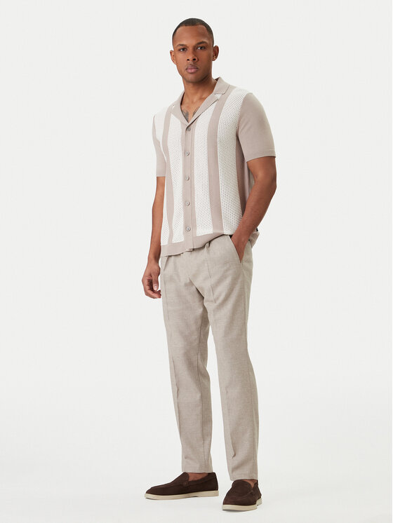 JOOP! JOOP! Krekls Galvo 30101514 Bēšs Regular Fit