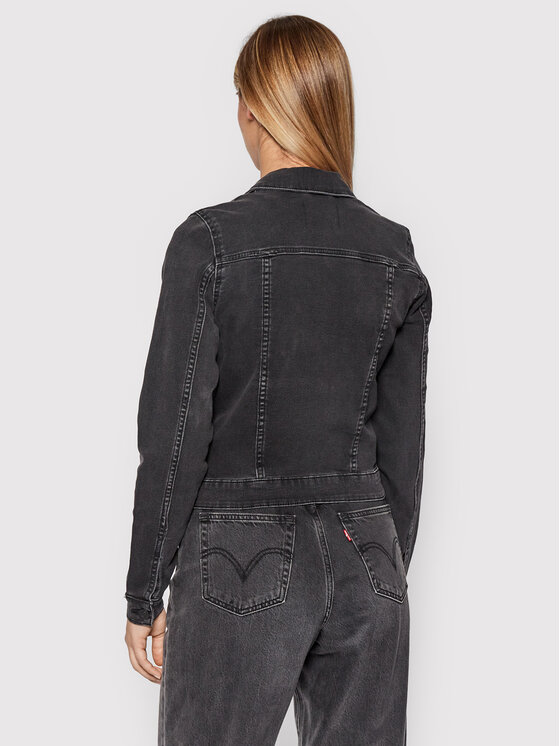 Noisy May Noisy May Jeans jakna Debra 27001866 Črna Regular Fit