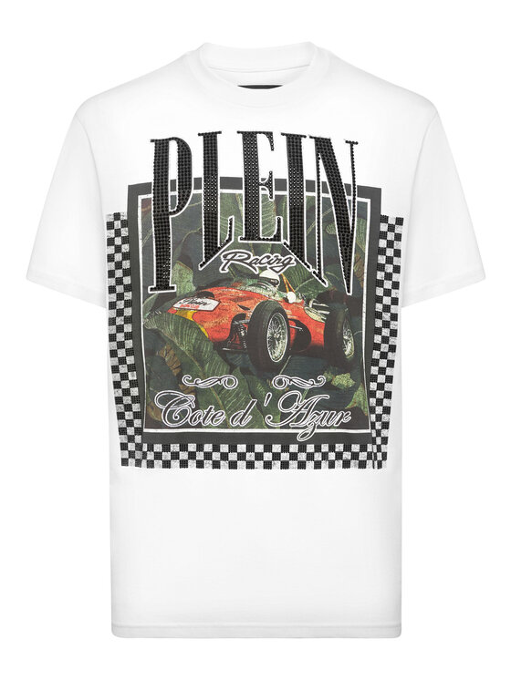 PHILIPP PLEIN PHILIPP PLEIN T-Shirt 23589 Biały Regular Fit