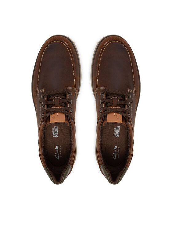 Clarks Clarks Poltopánky Mullan Moc 26184427 Hnedá