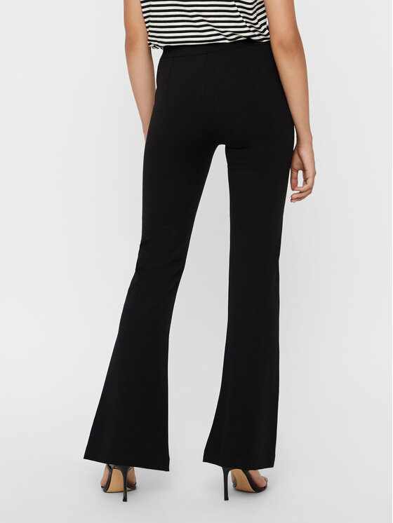 Vero Moda Vero Moda Spodnie materiałowe Kamma 10209858 Czarny Flared Fit