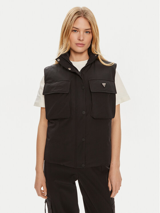 Guess Guess Bodywarmer Aurelie V4YL00 WG982 Schwarz Regular Fit