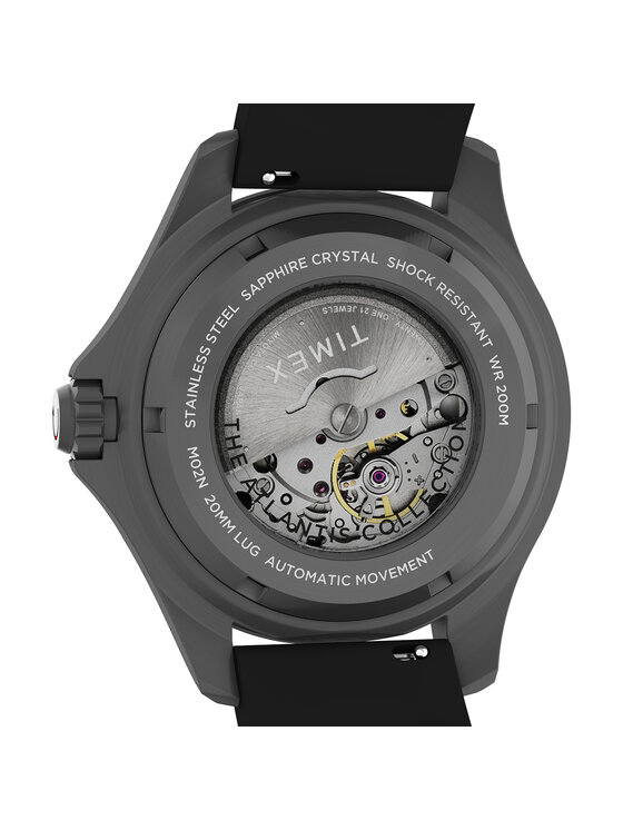Timex Timex Zegarek TW2W21100 Czarny