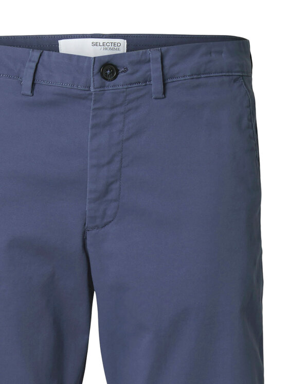 Selected Homme Selected Homme Pantalon scurți din material Miles 16092329 Bleumarin Slim Fit