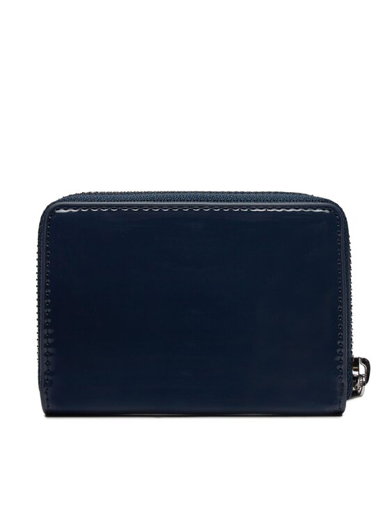 Tommy Jeans Tommy Jeans Mali ženski novčanik Tjw Ess Must Small Za Patent AW0AW16142 Tamnoplava