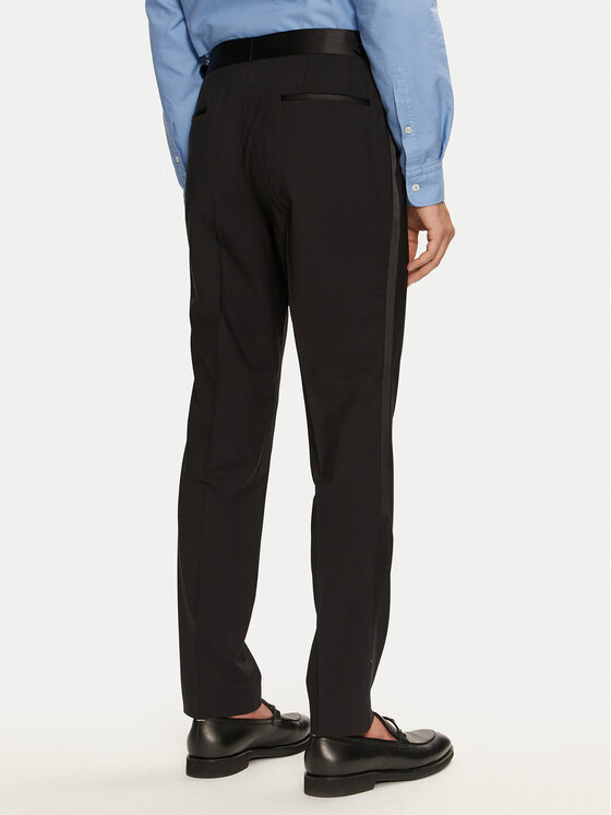 BOSS Boss Spodnie garniturowe H-Genius 50527962 Czarny Slim Fit