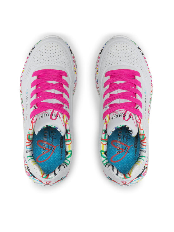 Skechers Skechers Sneakersy Lovely Luv 314976L/WMLT Biały