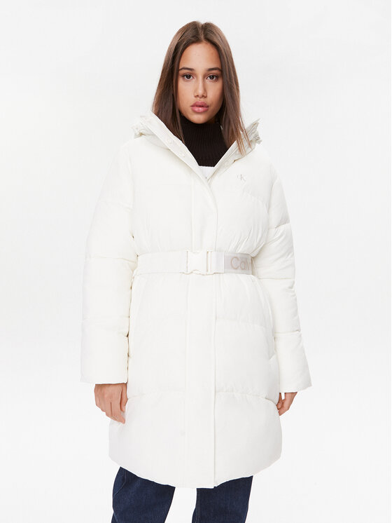 Calvin Klein Jeans Calvin Klein Jeans Giubbotto invernale J20J221894 Écru Regular Fit