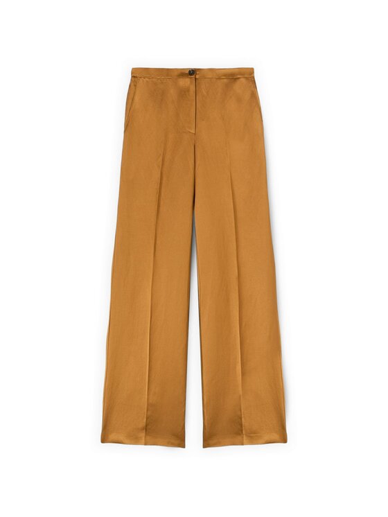 Motivi Motivi Pantaloni di tessuto P00KQ004569N038 Giallo Over Fit