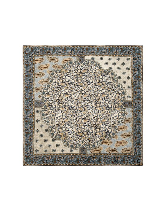 ALLORA BE UNIQUE ALLORA BE UNIQUE Foulard wool & silk Blu