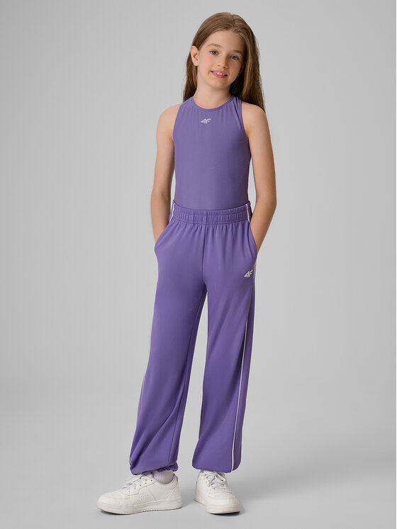 4F 4F Spodnie dresowe AQUA FORCE Fioletowy Regular Fit