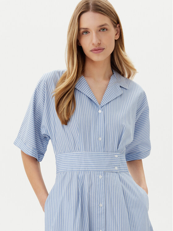 YAS YAS Sukienka koszulowa Astor 26037276 Niebieski Regular Fit