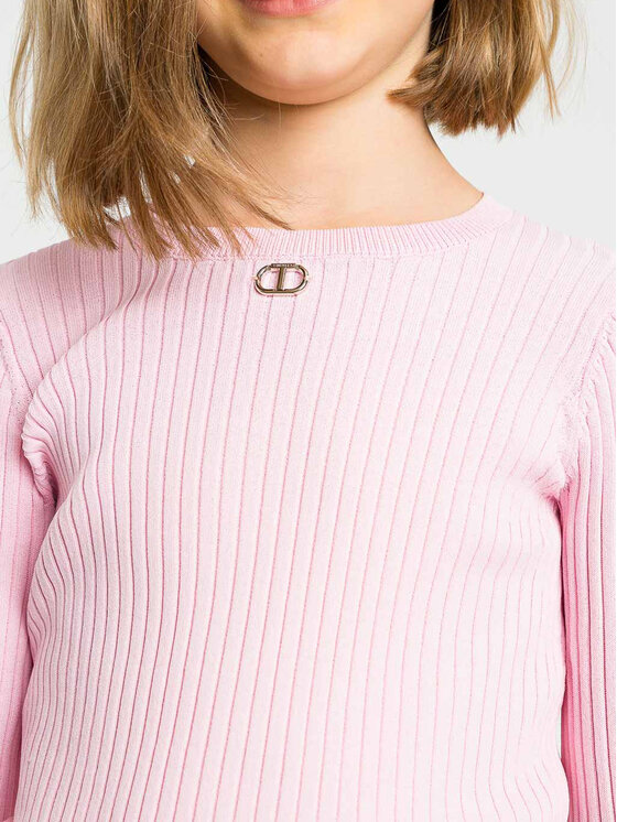 TWINSET TWINSET Sweter 231GJ340A Różowy Regular Fit