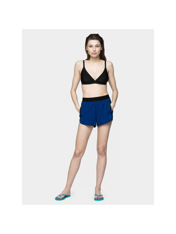 4F 4F Plážové šortky H4L21SKDT005-36S Modrá Regular Fit
