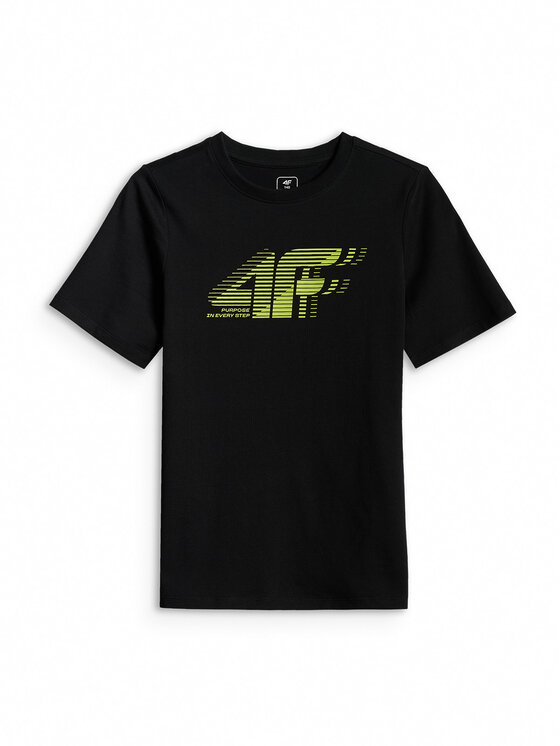 4F 4F T-Shirt PLAY SEASON Czarny Regular Fit