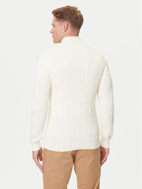 Gant Gant Sveter 8050603 Écru Regular Fit