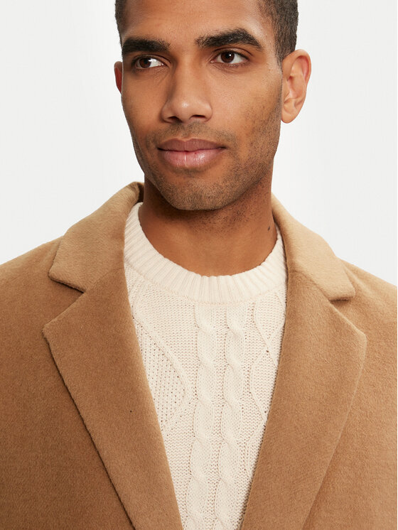 Jack & Jones Jack & Jones Prechodný kabát Hays 12258389 Béžová Regular Fit
