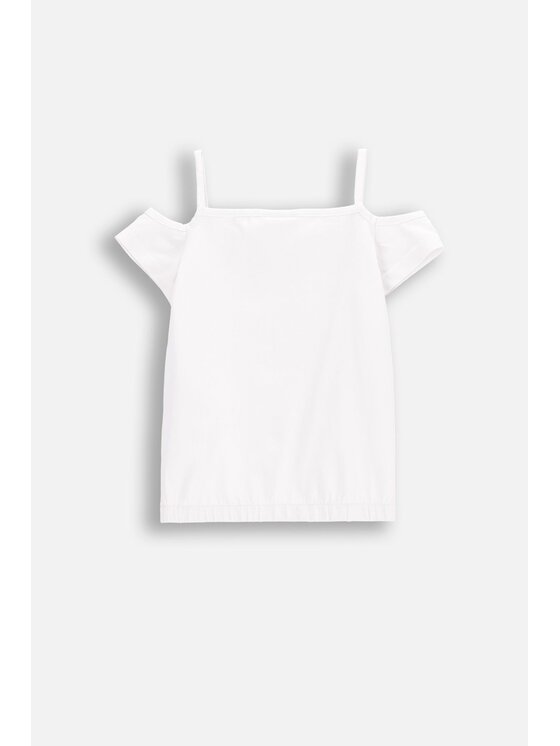 Coccodrillo Coccodrillo Tričko WC5143302IGK-001 Biela Regular Fit