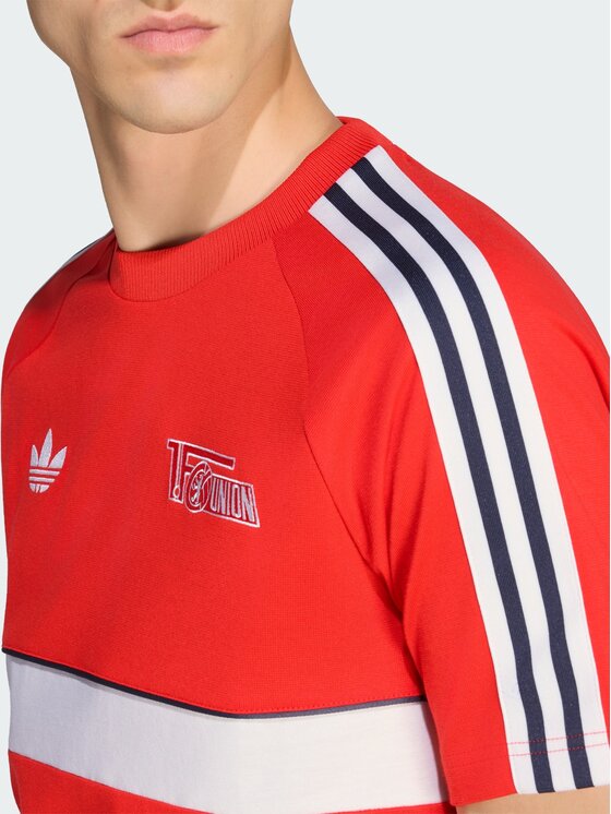 adidas adidas Koszulka techniczna 171381 Czerwony Slim Fit