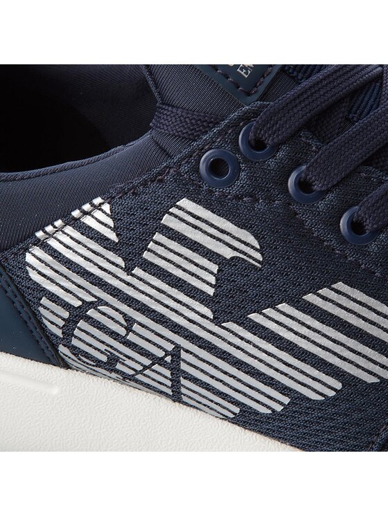 EA7 Emporio Armani EA7 Emporio Armani Sneakersy X8X007 XCC02 00285 Granatowy