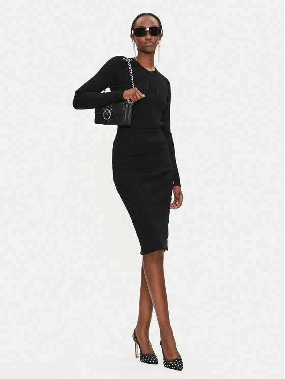 PINKO PINKO Suknja olovka Costina 104021 A15S Crna Slim Fit
