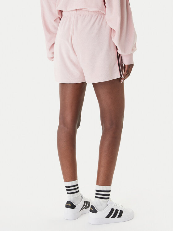 adidas adidas Pantaloncini sportivi Terry Towel Firebird KD1396 Rosa Loose Fit