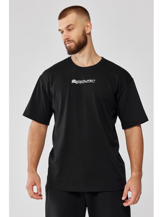 ROUGH RADICAL ROUGH RADICAL Koszulka techniczna TRAVEL Czarny Slim Fit