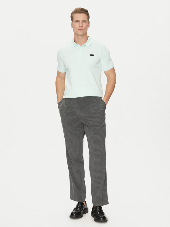 Calvin Klein Calvin Klein Polo K10K111196 Zelena Slim Fit