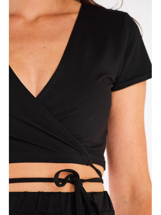 Infinite You Infinite You Bluzka M306 Czarny Basic Fit