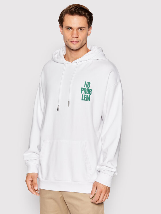 Young Poets Society Young Poets Society Bluza No Problem Joris 107071 Biały Regular Fit