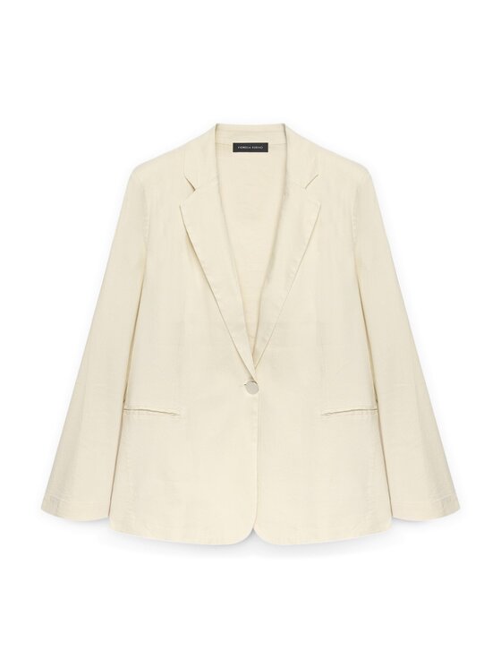 Fiorella Rubino Fiorella Rubino Giacca outdoor Q510T000189N011 Bianco Regular Fit