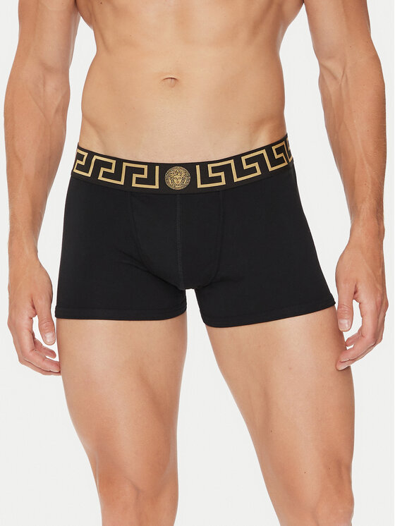 Versace Versace Set od 2 para bokserica AU10181 1A10011 Crna