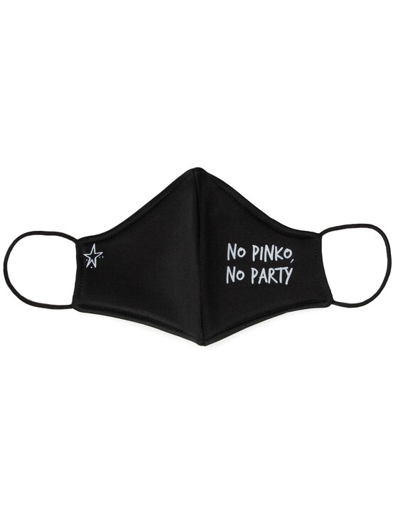 PINKO Pinko Текстильна маска Geodesia Mask Neoprene Leggero 20211 PRR 1N20DA.Y7RD Чорний
