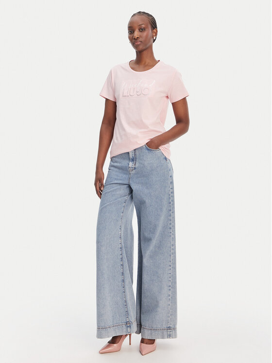 Liu Jo Sport Liu Jo Sport T-särk TA6252 JS923 Roosa Regular Fit