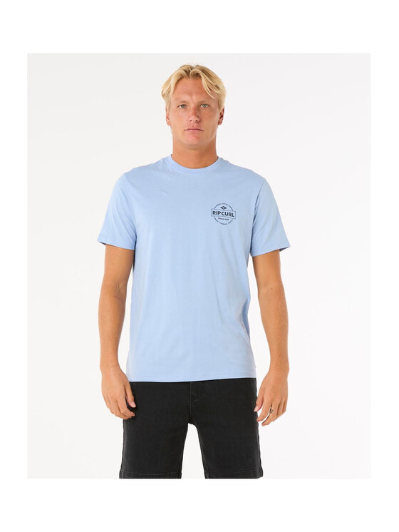 Rip Curl Rip Curl T-Shirt Staple Tee Błękitny Standard Fit