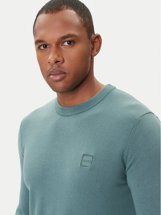 BOSS BOSS Džemper Kanovano_S 50527583 Zelena Regular Fit