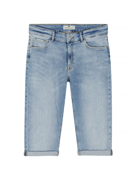 Cross Jeans Cross Jeans Szorty jeansowe P 457-038 Niebieski