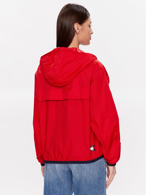 Tommy Jeans Tommy Jeans Anoraka virsjaka Chicago DW0DW15333 Sarkans Regular Fit