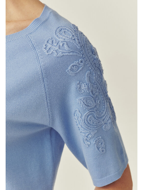TATUUM TATUUM Halenka LERAZ Modrá Classic Fit