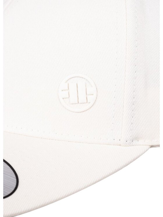 PITBULL PITBULL Czapka z daszkiem Czapka Snapback Youth Small logo uniwersalny Biały